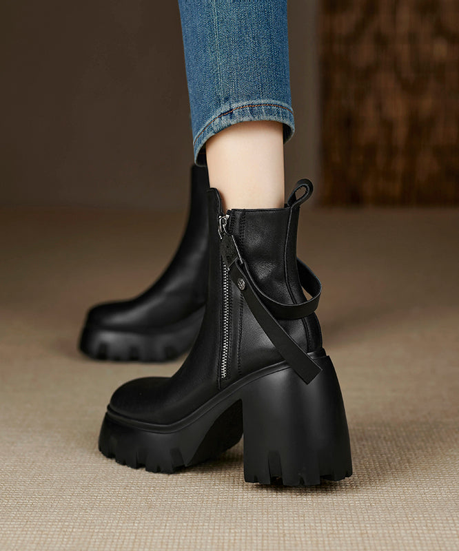 A Vintage Style Boots with Delicate Timeless Details