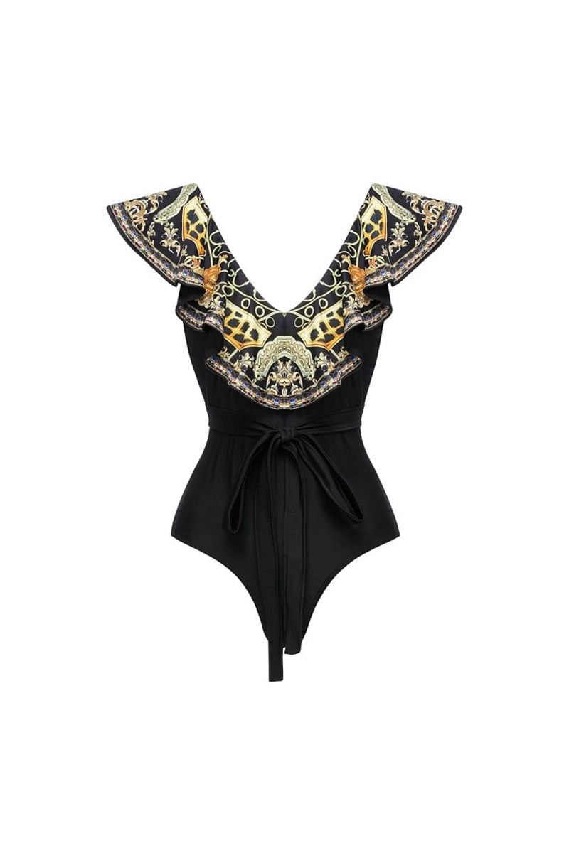 A Vintage Style Swimsuit with Delicate Timeless Details