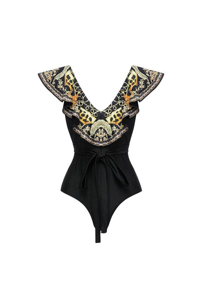 A Vintage Style Swimsuit with Delicate Timeless Details