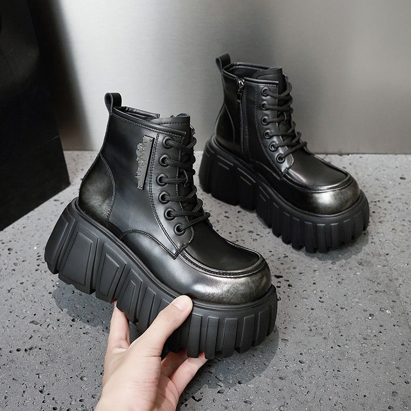 A Vintage Style Boots with Delicate Timeless Details