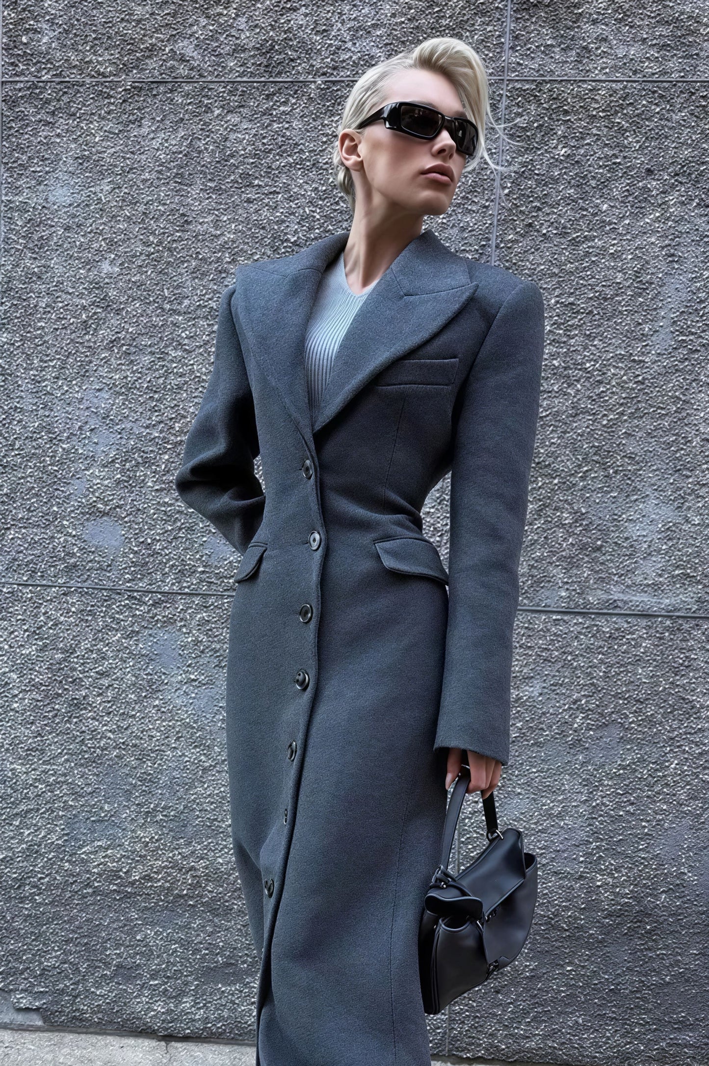 Classic Vintage Coat with a Flattering Fit