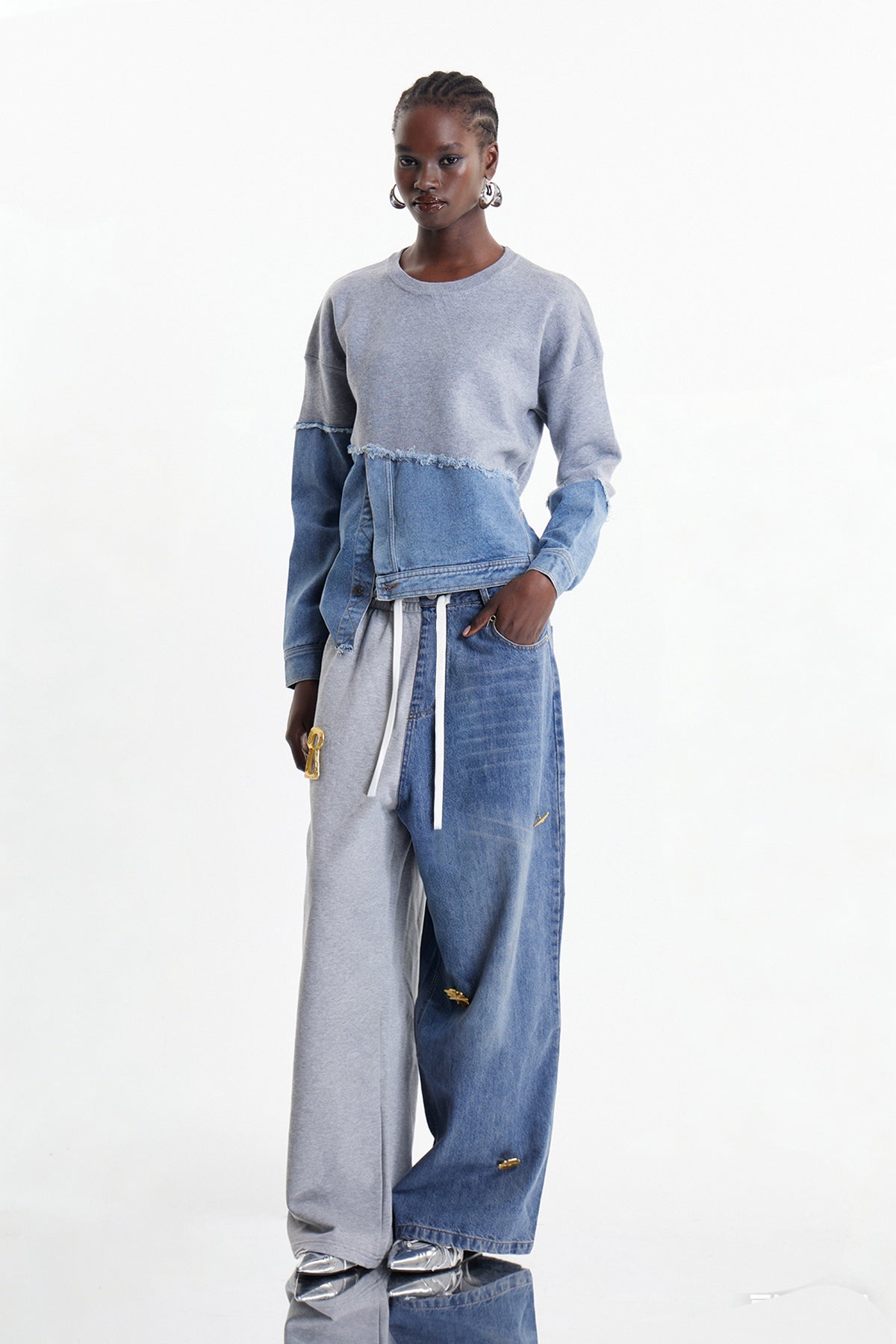 A Vintage Style Pants with Delicate Timeless Details