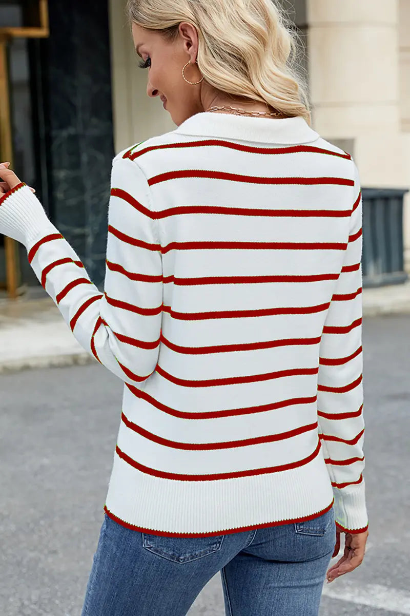 A Vintage Style Sweater with Delicate Timeless Details