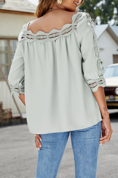 Well Tailored Top with a Graceful Silhouette