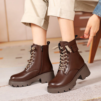 A Vintage Style Boots with Delicate Timeless Details