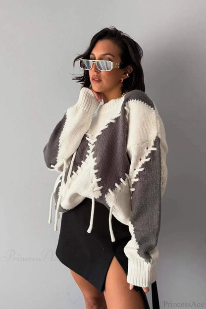 A Vintage Style Sweater with Delicate Timeless Details
