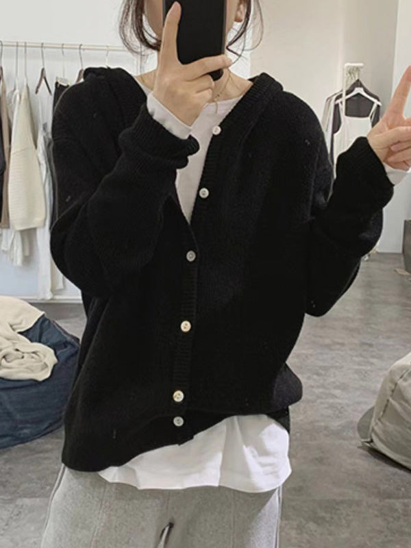 Well Tailored Cardigan with a Graceful Silhouette