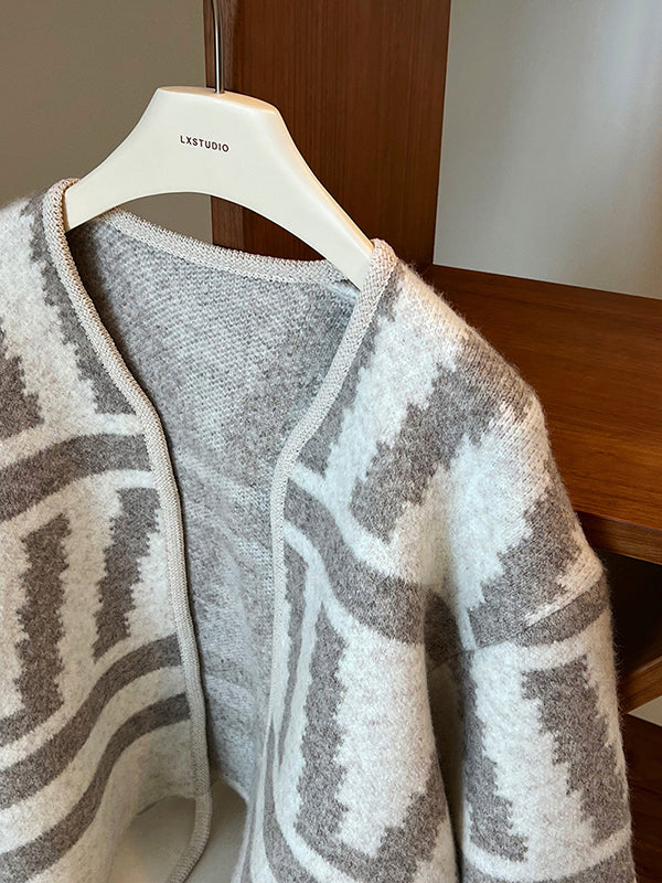 Vintage Inspired Cardigan with a Contemporary Edge