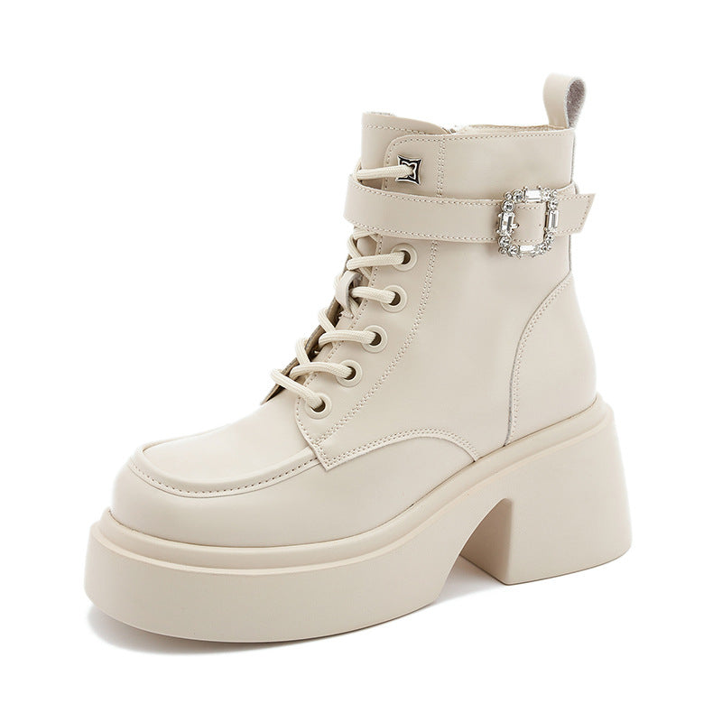 A Vintage Style Boots with Delicate Timeless Details