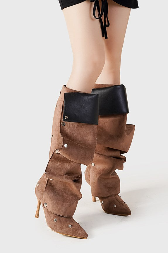 A Vintage Style Boots with Delicate Timeless Details