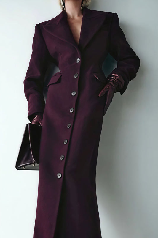 Classic Vintage Coat with a Flattering Fit