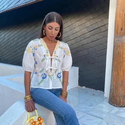 Vintage Inspired Blouse with a Contemporary Edge