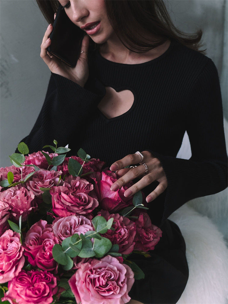 A Vintage Style Sweater with Delicate Timeless Details