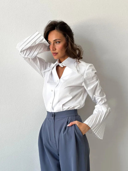 A Vintage Style Blouse with Delicate Timeless Details