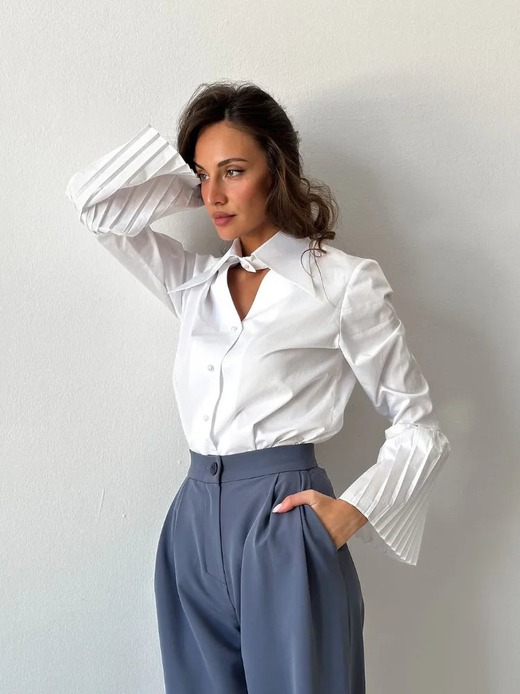 A Vintage Style Blouse with Delicate Timeless Details