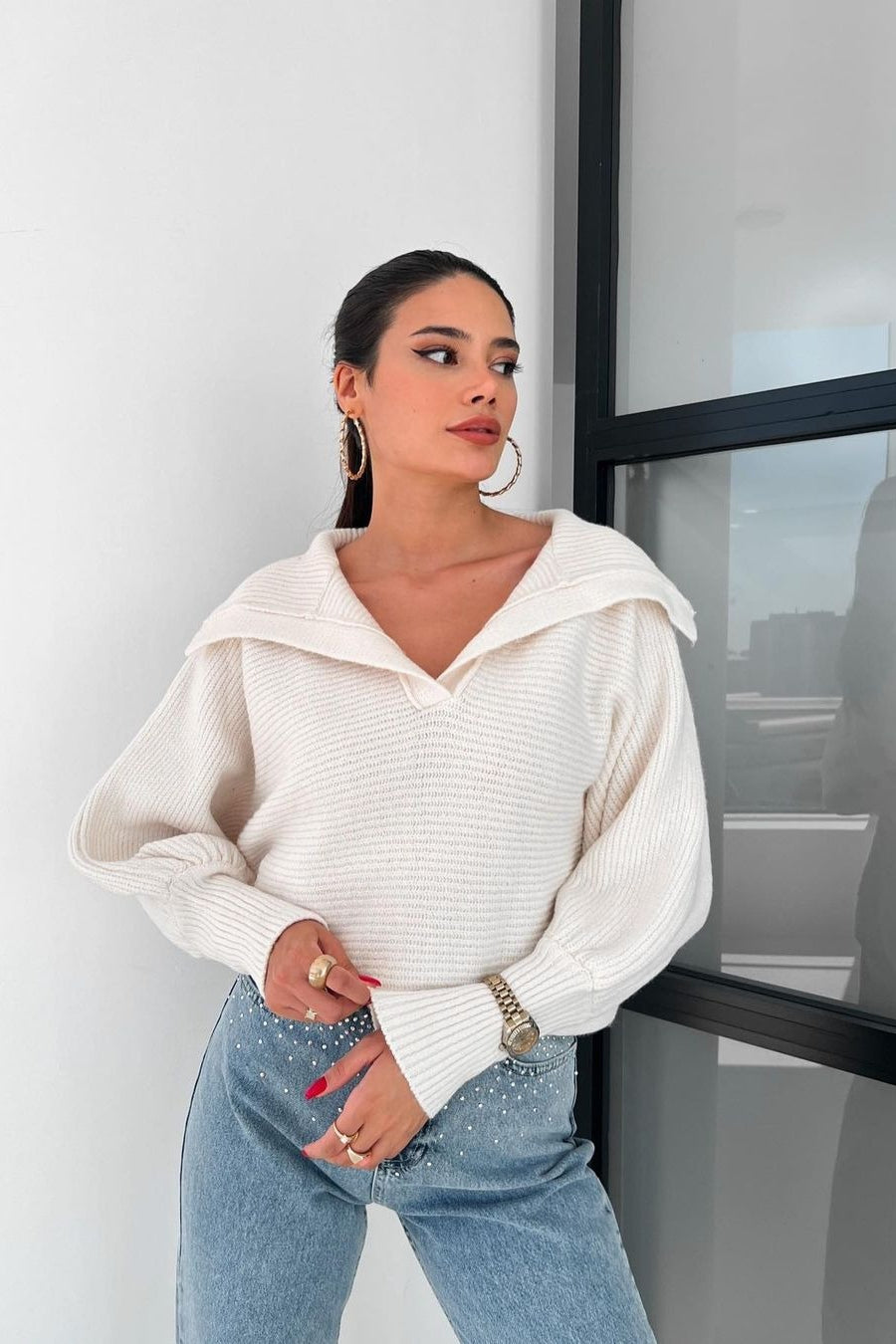 Beautifully Balanced Sweater with Timeless Character