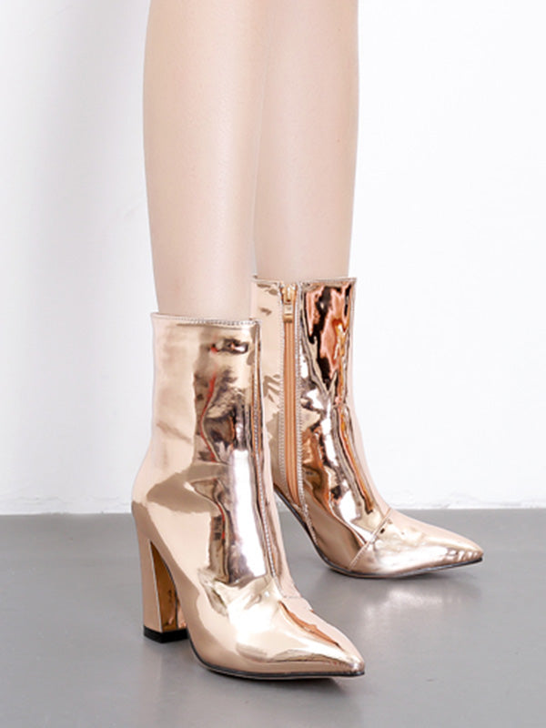 A Vintage Style Boots with Delicate Timeless Details