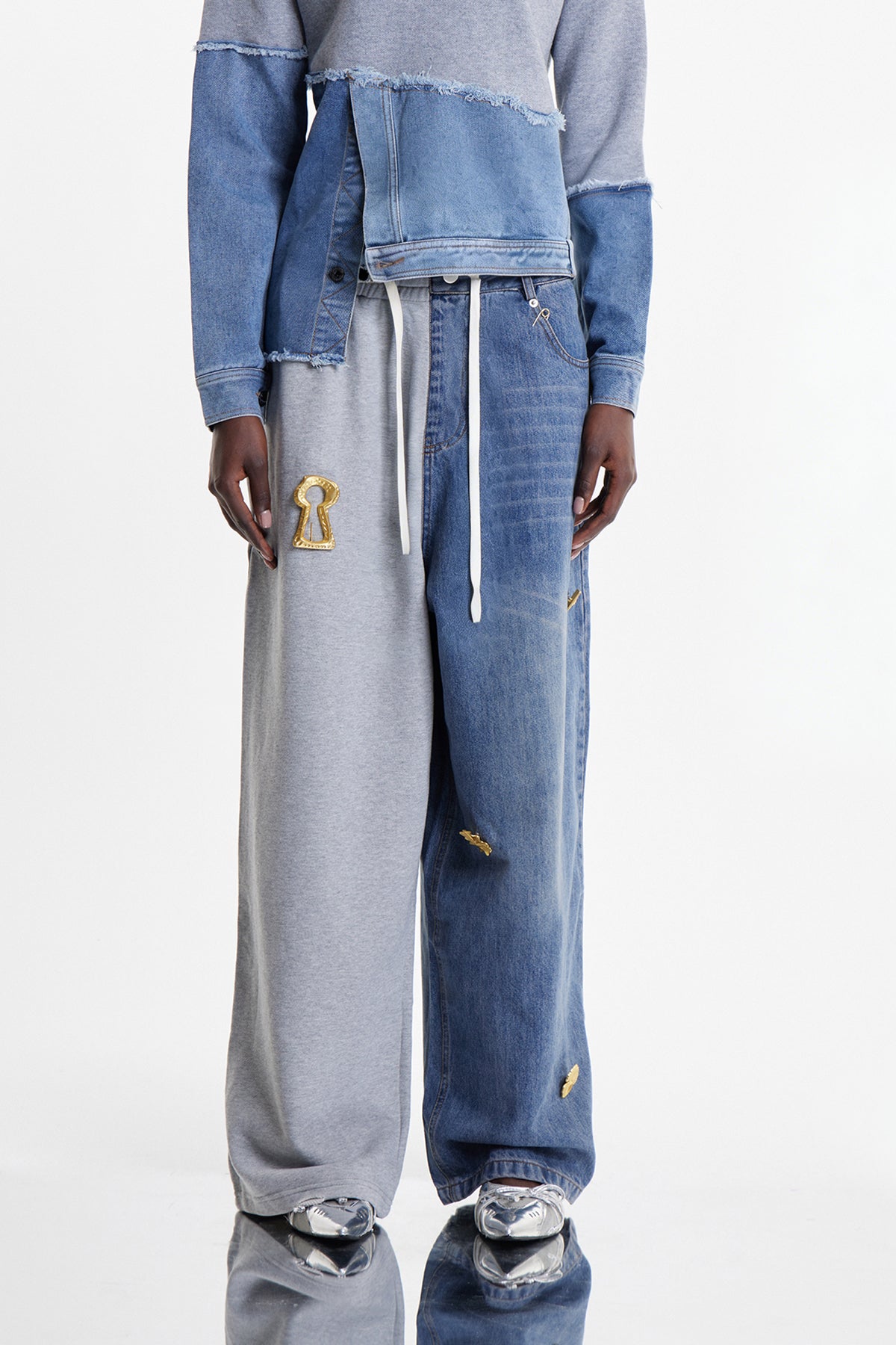 A Vintage Style Pants with Delicate Timeless Details