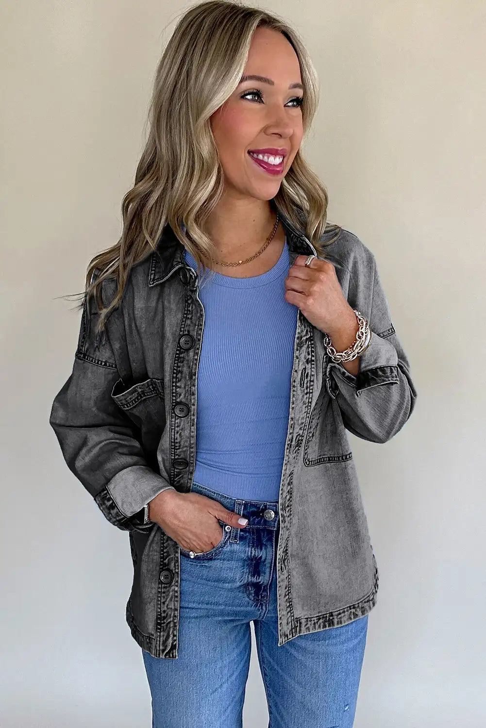 A Vintage Style Jacket with Delicate Timeless Details