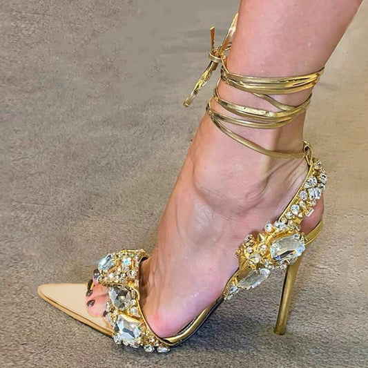 A Vintage Style Sandals with Delicate Timeless Details