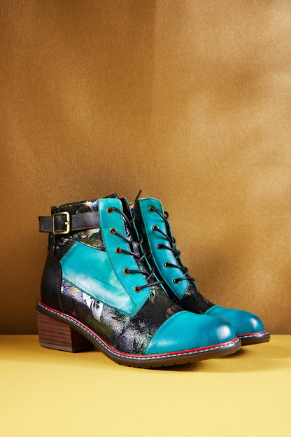 A Vintage Style Boots with Delicate Timeless Details