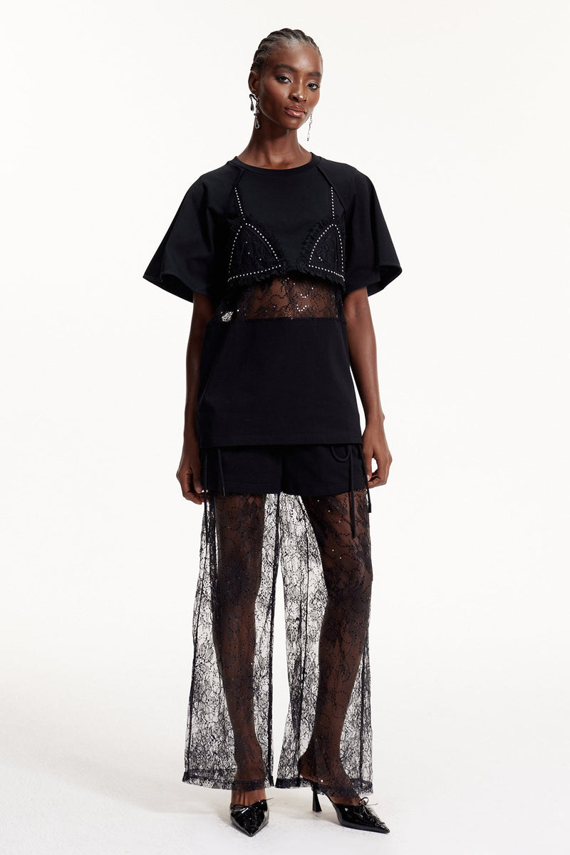 A Vintage Style Pants with Delicate Timeless Details