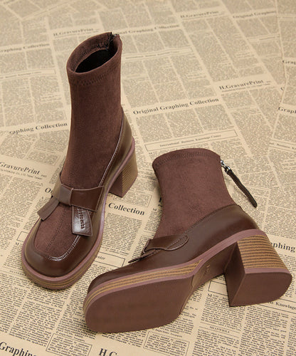 A Vintage Style Boots with Delicate Timeless Details