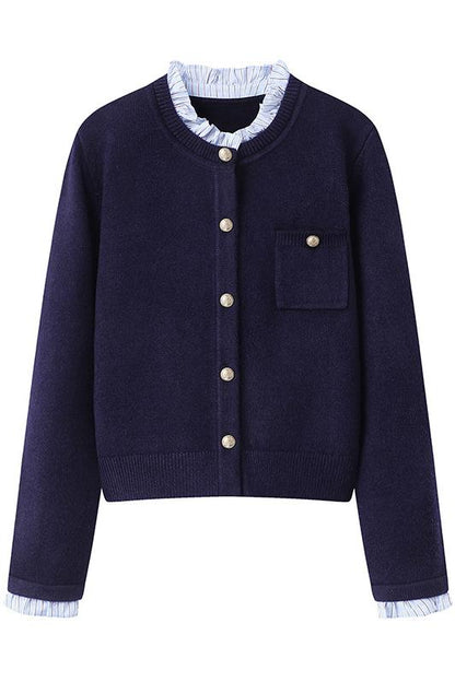 Well Tailored Cardigan with a Graceful Silhouette
