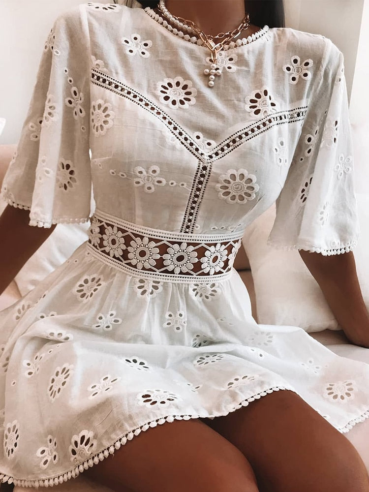 A Vintage Style Dress with Delicate Timeless Details