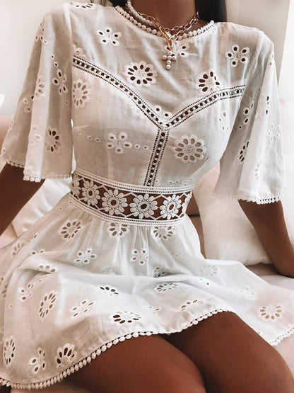 A Vintage Style Dress with Delicate Timeless Details