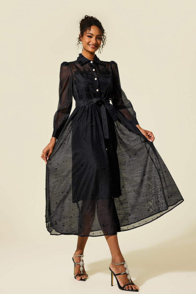 A Vintage Style Dress with Delicate Timeless Details