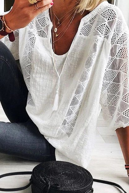 A Vintage Style Blouse with Delicate Timeless Details