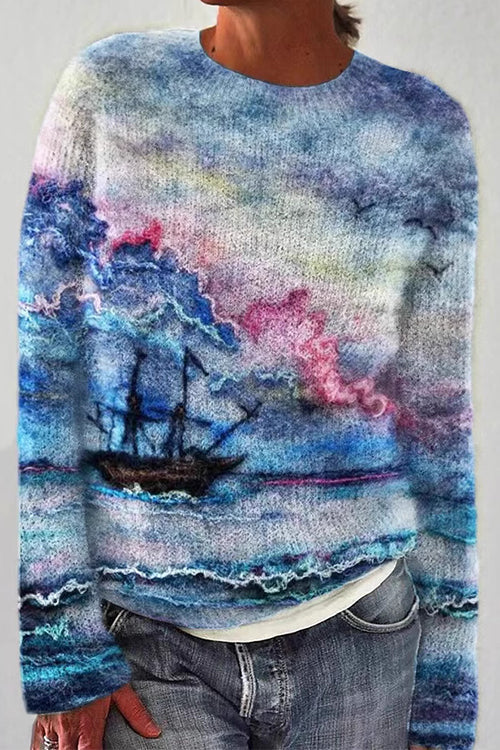 Vintage Inspired Sweater with a Contemporary Edge