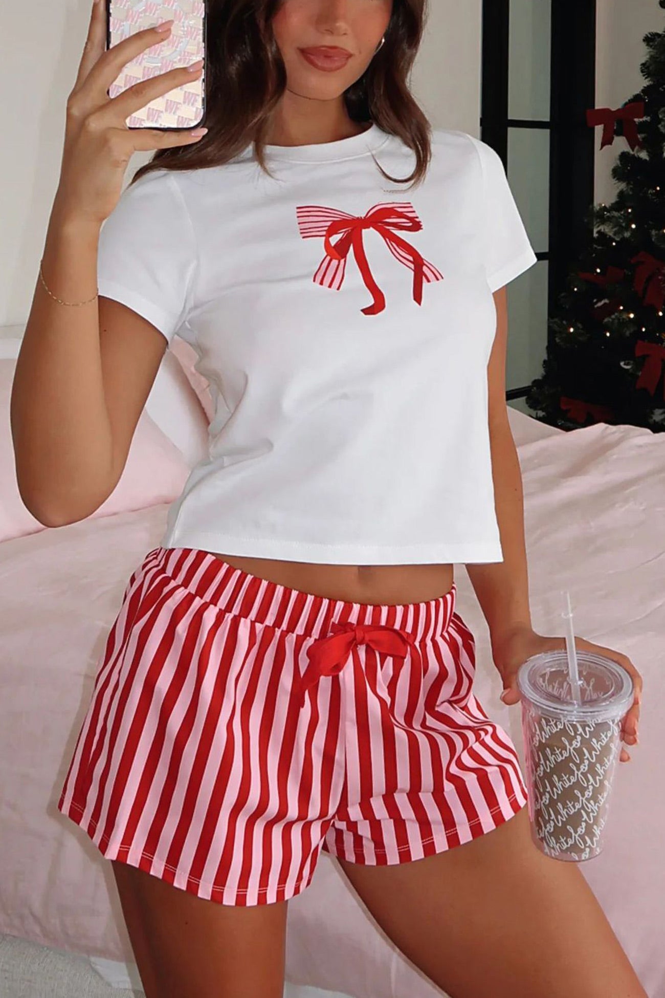 Striped Bow