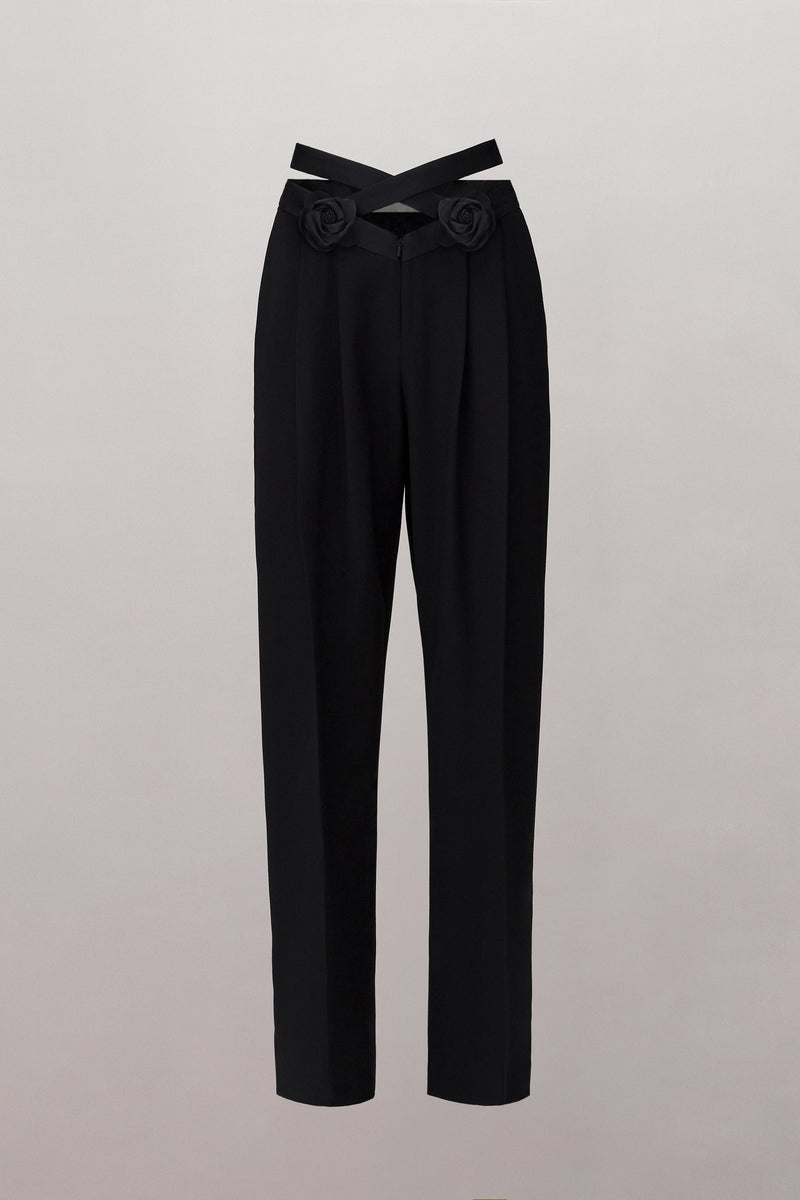 A Vintage Style Pants with Delicate Timeless Details