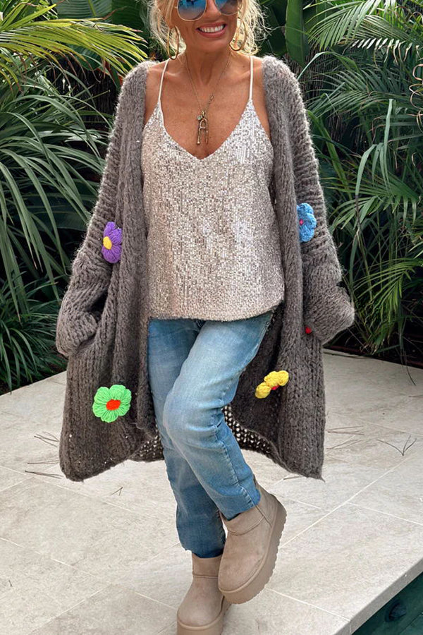 A Vintage Style Cardigan with Delicate Timeless Details