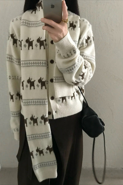 Vintage Inspired Cardigan with a Contemporary Edge