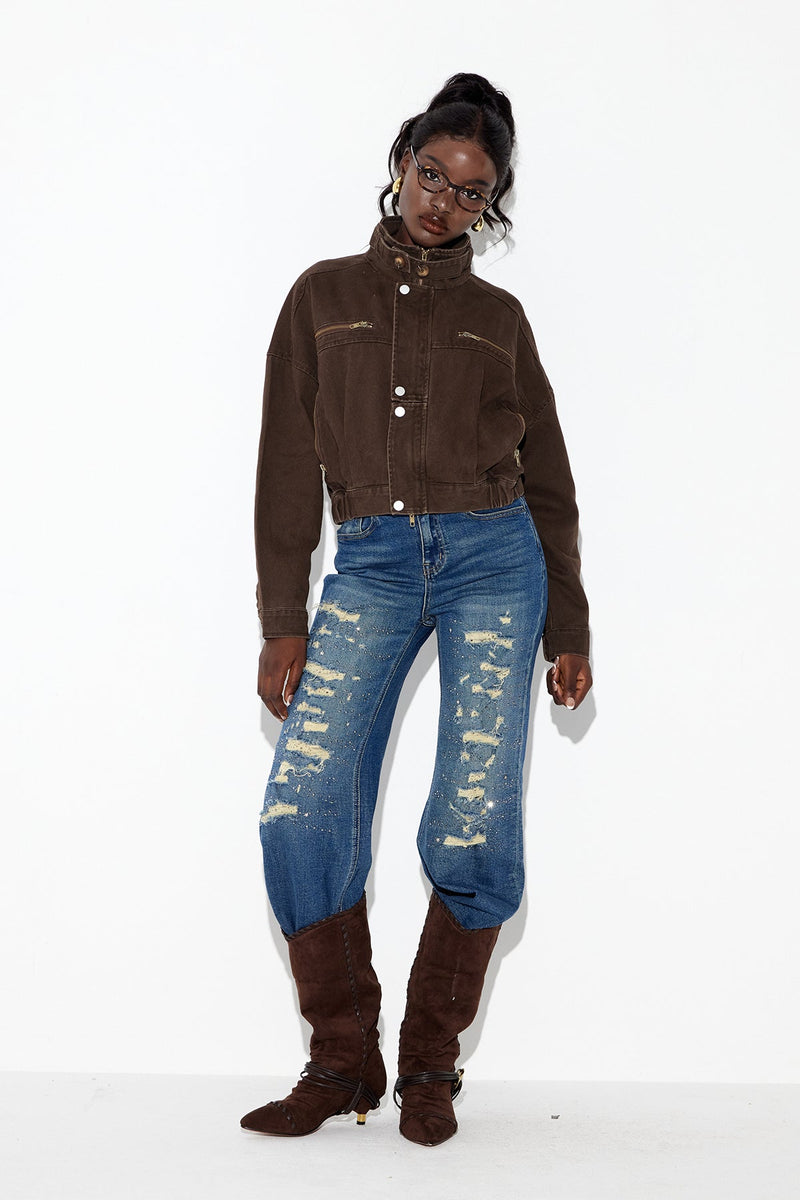 Classic Vintage Jacket with a Flattering Fit