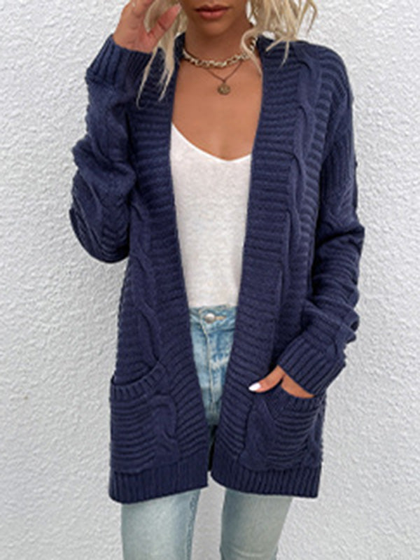 Well Tailored Cardigan with a Graceful Silhouette