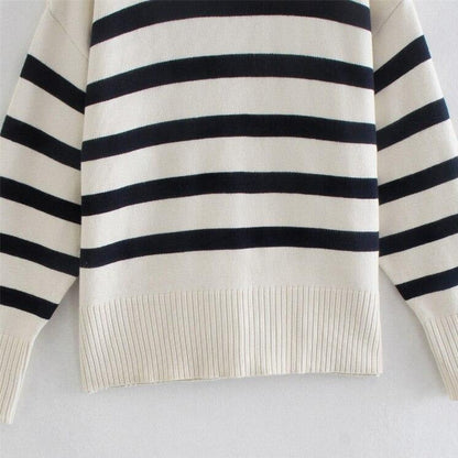 A Vintage Style Sweater with Delicate Timeless Details