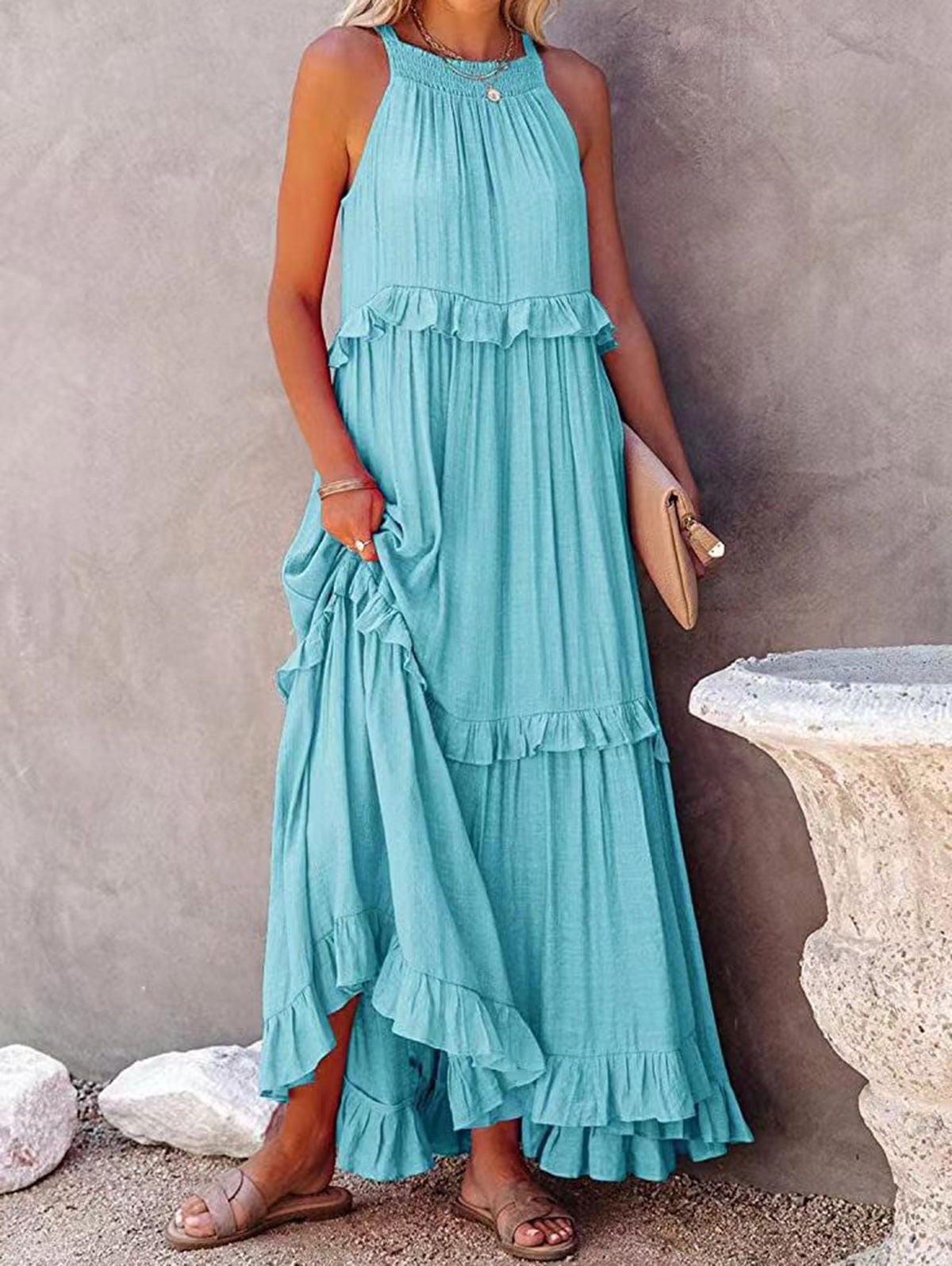 Elegantly Styled Dress for Everyday Wear