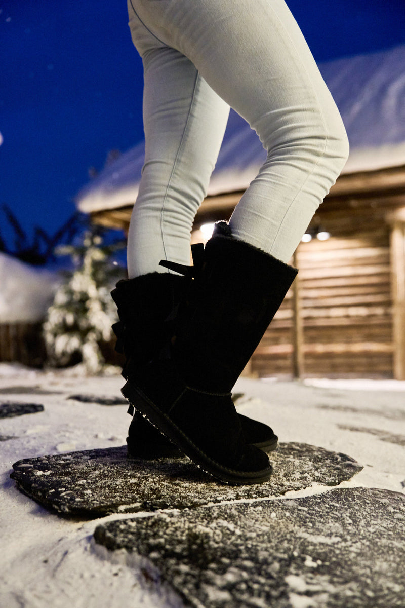 A Vintage Style Boots with Delicate Timeless Details