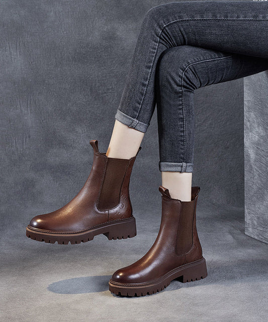 A Vintage Style Boots with Delicate Timeless Details