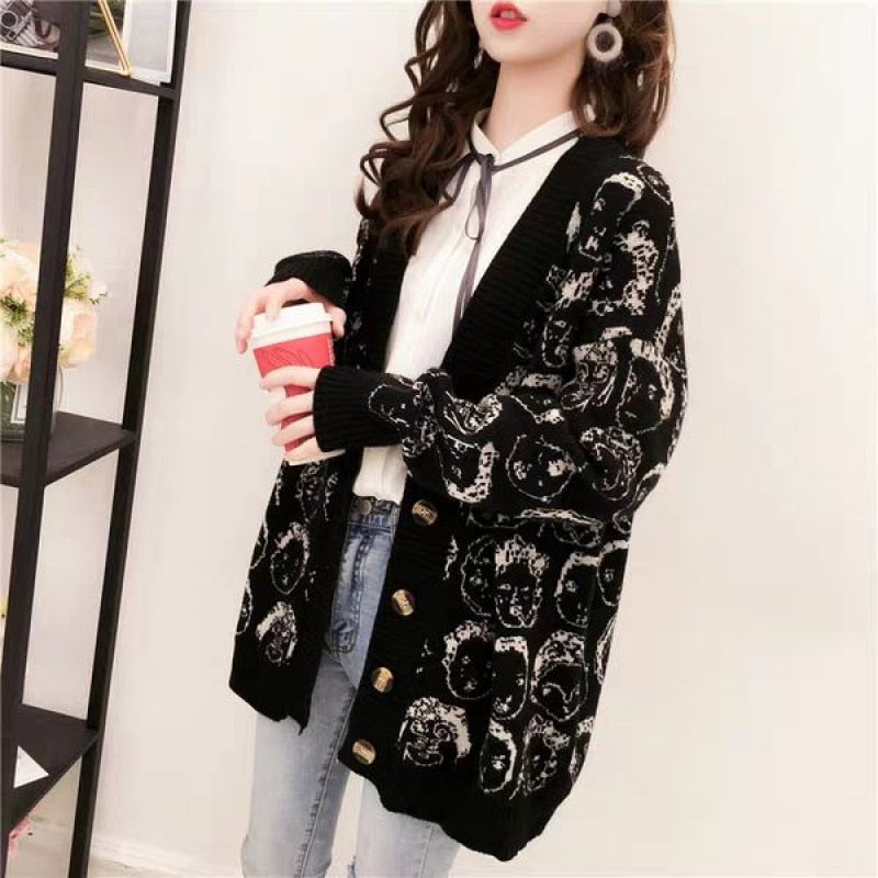A Vintage Style Cardigan with Delicate Timeless Details