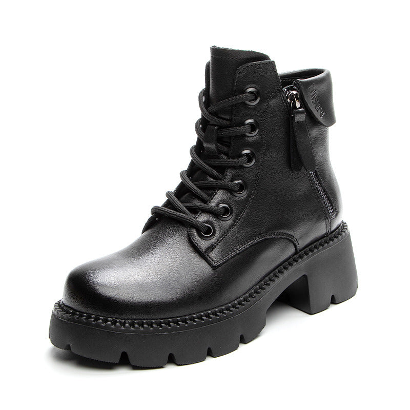 A Vintage Style Boots with Delicate Timeless Details