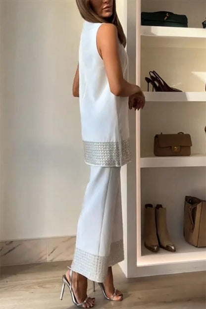 A Vintage Style Pants with Delicate Timeless Details