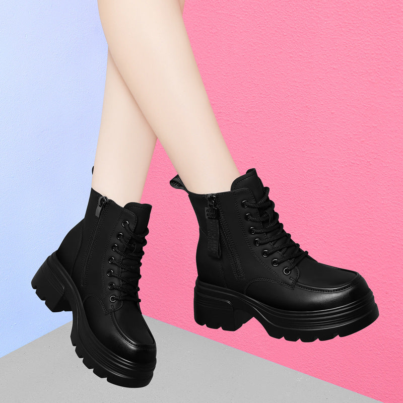 A Vintage Style Boots with Delicate Timeless Details