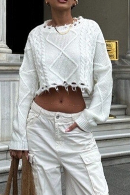 A Vintage Style Sweater with Delicate Timeless Details