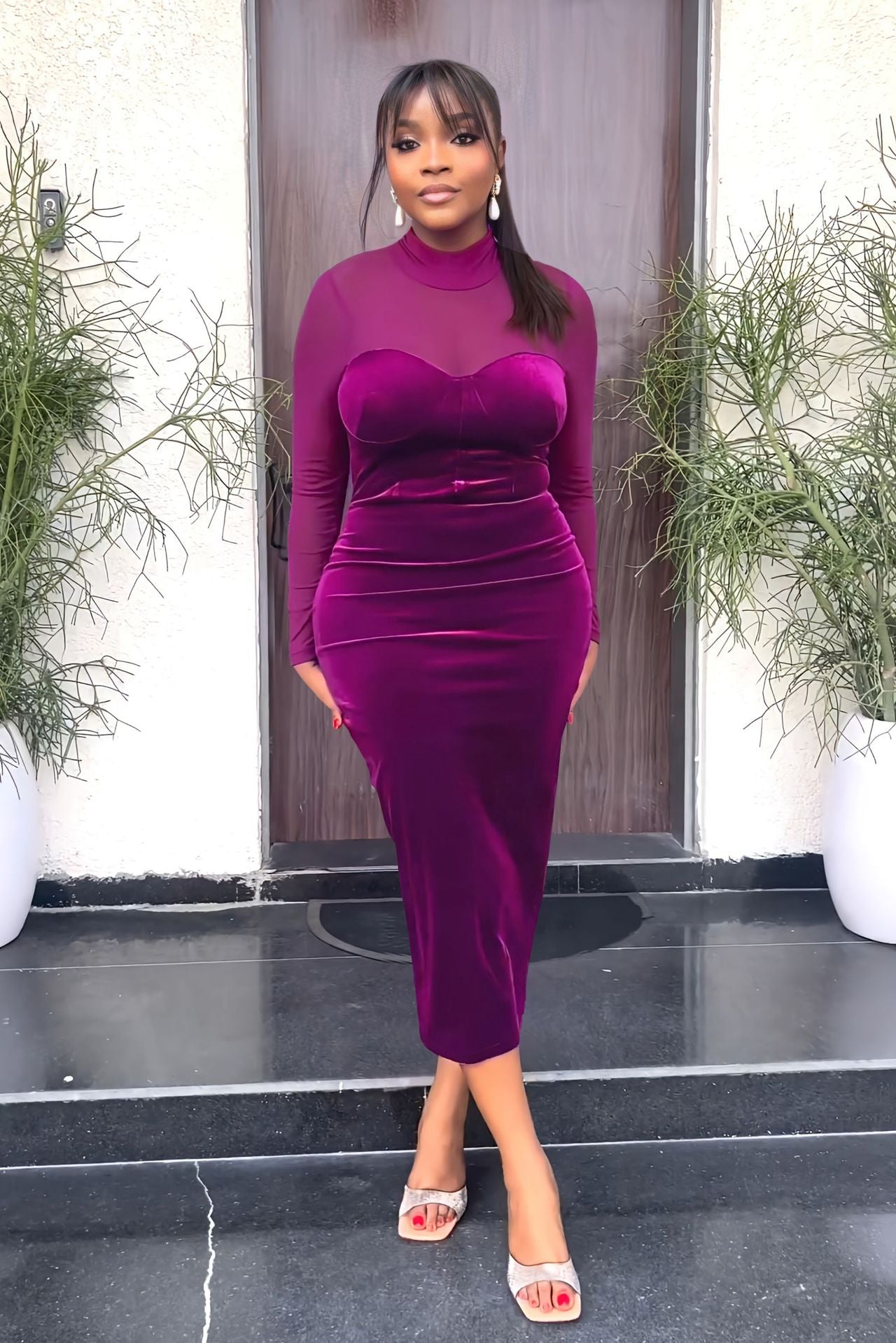 Elegantly Styled Dress for Everyday Wear