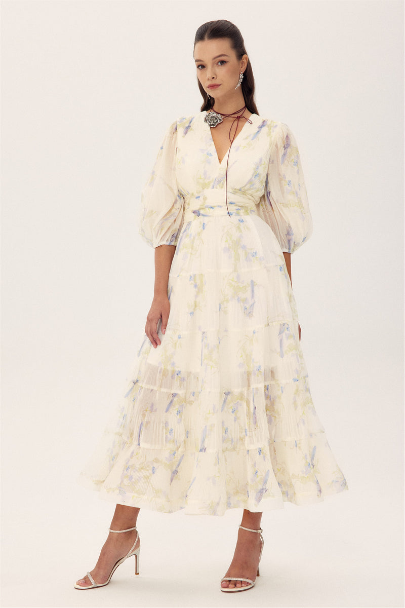 A Vintage Style Dress with Delicate Timeless Details